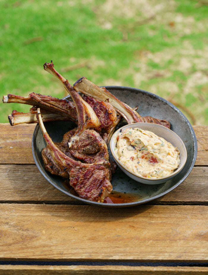 Lamb Cutlets with Tomato Butter