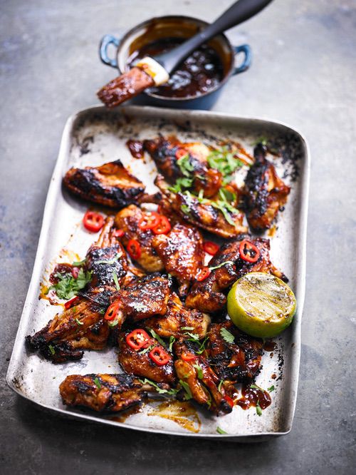 Spicy chipotle chicken wings