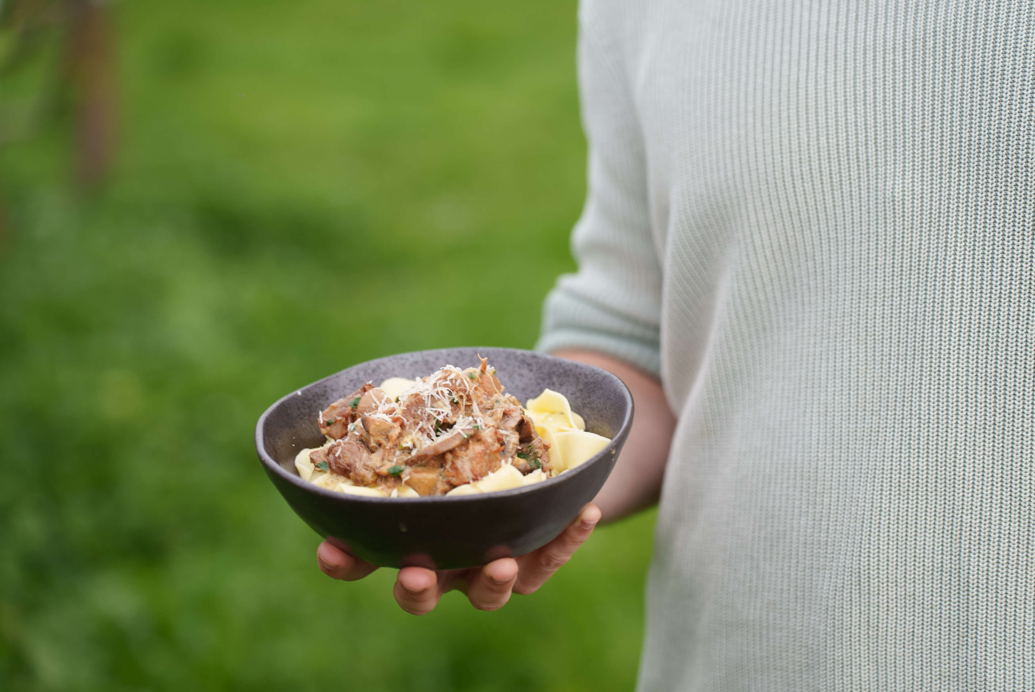 Pork & Mushroom Creamy Slow Cook / Pasta