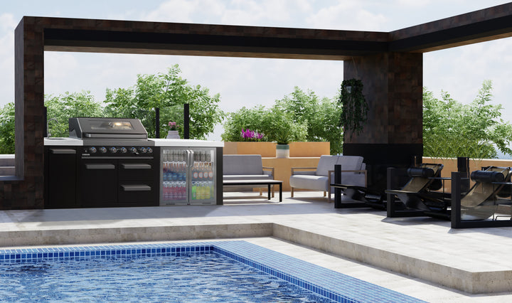 Double Door Beverage Cooler