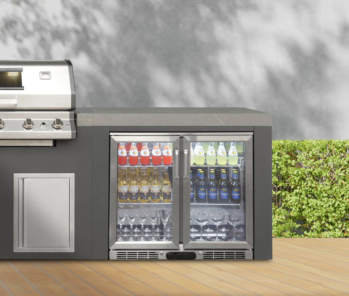 Double Door Beverage Cooler
