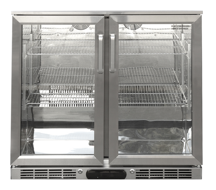 Double Door Beverage Cooler