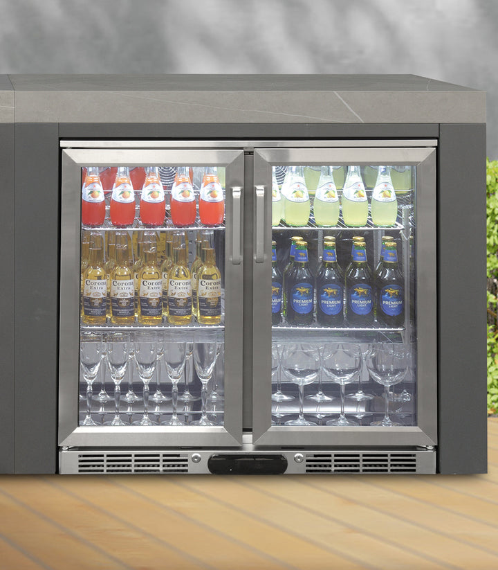 Double Door Beverage Cooler