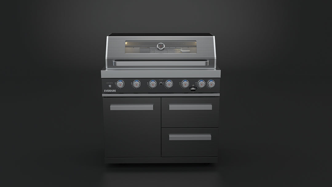 Six Burner Freestanding BBQ